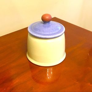 Denby stoneware sugar bowl from the juice line.